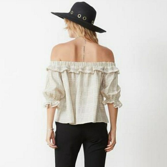 STEVIE MAY WILLOW OFF SHOULDER TOP SIZE XS - Picture 2 of 11